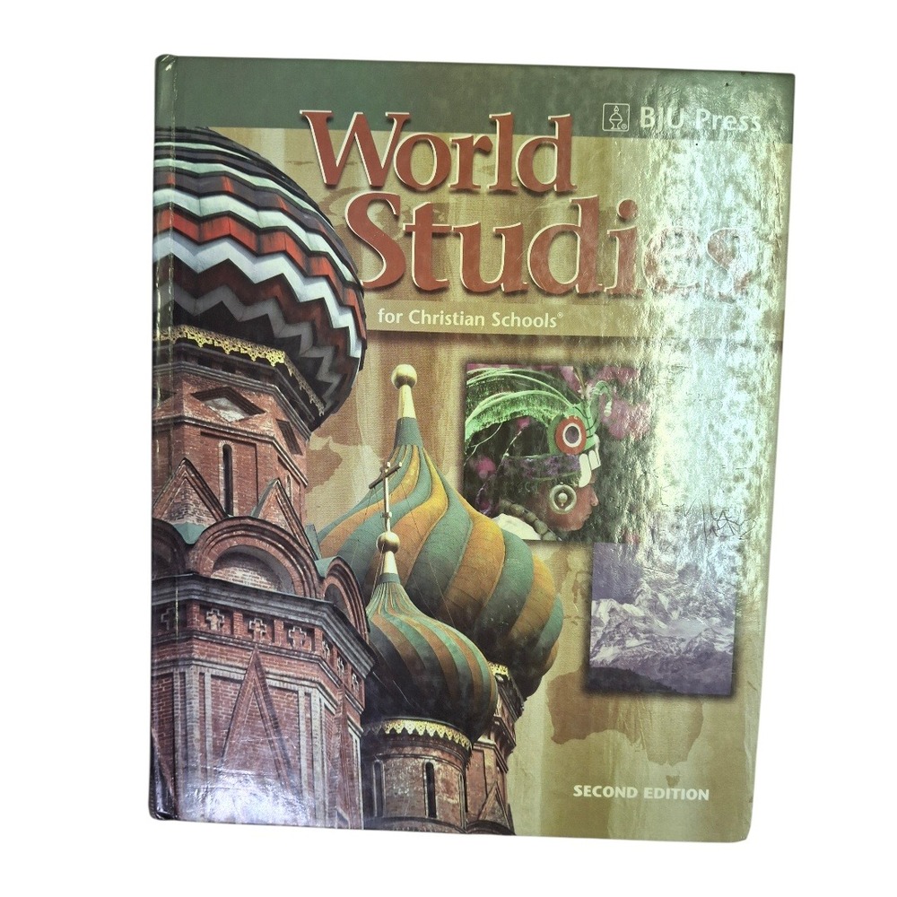BJU Press World Studies for Christian Schools Second Edition Hardcover‎ 1998